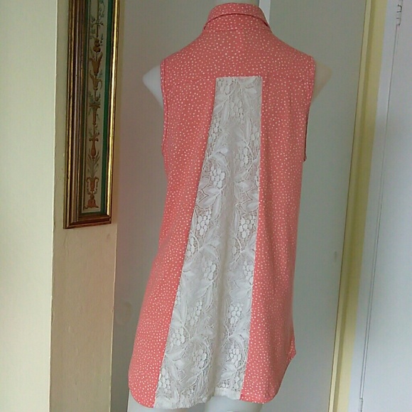 XHILARATION BUTTON-UP . BLOUSE. - Picture 3 of 8